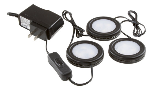 Lm30lbcc Led Alto Rendimiento Accent Luz 3-pack Negro