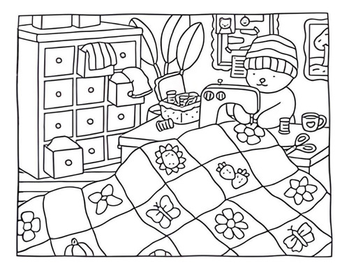 Livro De Colorir Boobie Goods Colorido Capa Dura 50 Páginas 180g A5 Presente Criativo