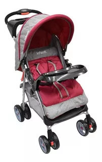 Carriola Para Bebé Tipo Ryder Karel Plegable Infanti Color Rojo