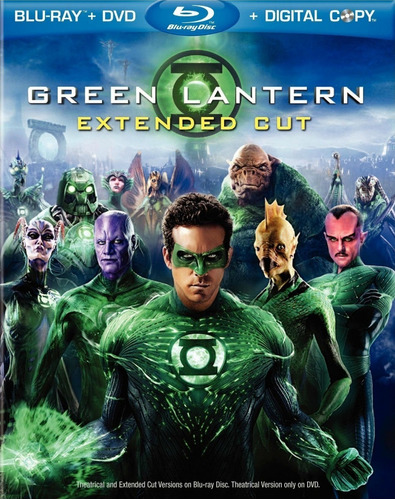 Blu-ray Dvd Original Green Lantern Linterna Verde Extendida 