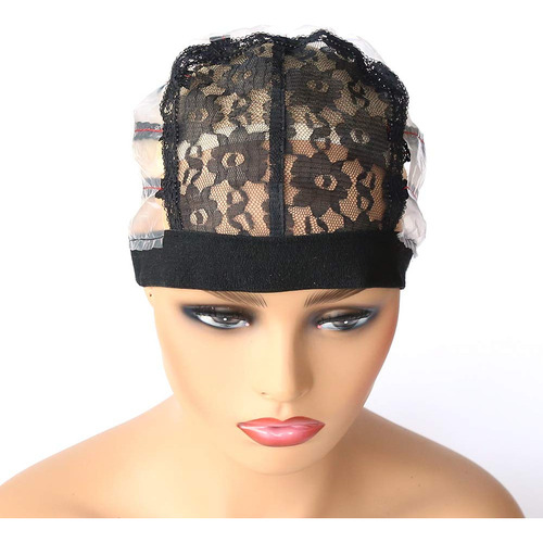 Btwtry - Gorra De Encaje Para Hacer Peluca Con Banda Elástic