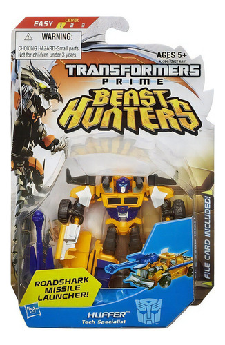 Transformers Figura Beast Hunters Huffer A2067 Srj - Hasbro