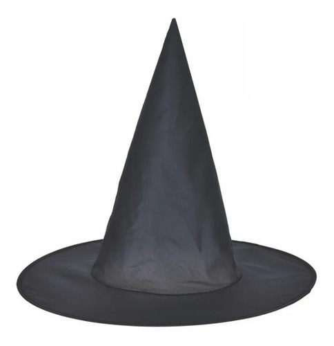Sombrero Bruja Clasico Negro Halloween Disfraz Cotillon