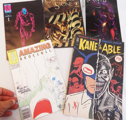Revista Comic Lote Antiguo Kane & Able Black Mask Cromwell (Usado)