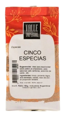 Valle Imperial Cinco Especias 50 Gr