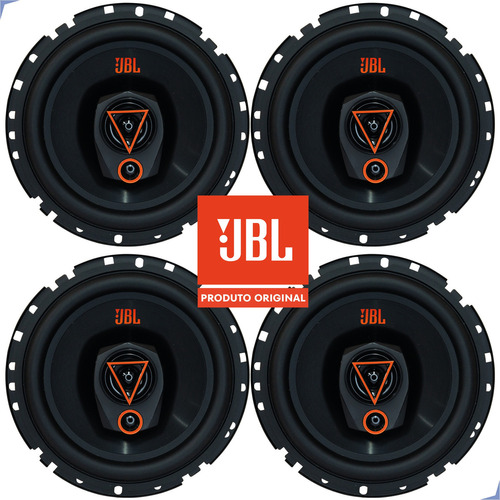 Tipo de alto-falante JBL 6TRMS80 para carros, picapes e suvs cor preto 6.5" X 2.5" X 6.5 " x 4 unidades 