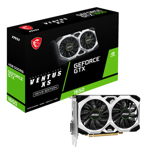 Placa De Video Msi Geforce Gtx 1650 D6 Ventus Xs Ocv3 4gb