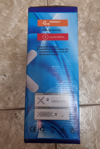 Foco Led Tipo Aspa Rosca E27 De 60w Luz 1dia.
