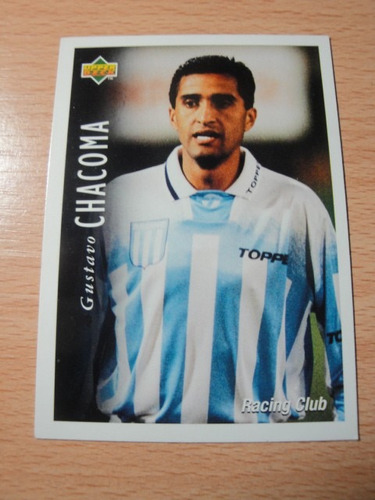 Figuritas Futbol 1995 Trading Card Racing Club Chacoma 45