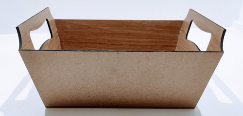 Imagem 1 de 3 de Bandejas Tipo Cesta 22x14,5x10 Mdf - 1 Unidade