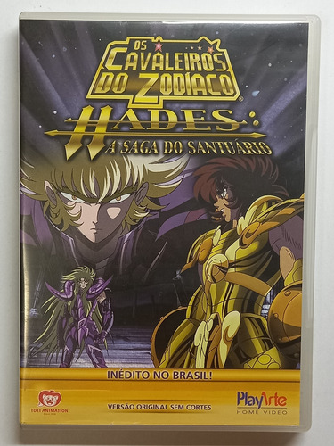 Dvd Os Cavaleiros Do Zodiaco Hades Vol. 2 Original (Usado)