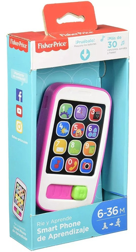 Fisher-price: Ríe Y Aprende - Smartphone Rosa De Aprendizaje