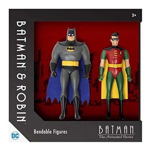Dc Comics Pack Figuras Batman Y Robbin - Mosca