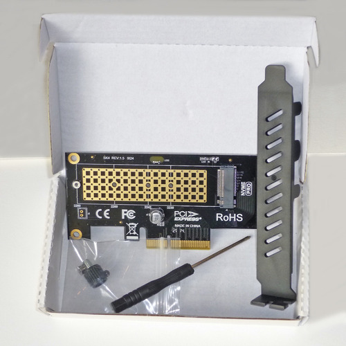 Placa Adaptador Disco Ssd M.2 Nvme Pcie 3.0 X4 X8 X16 Key M