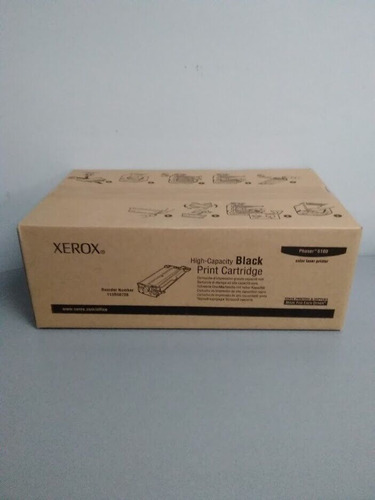 Xerox 113r00726 Black High Yield Toner Cartridge, Phaser Cch