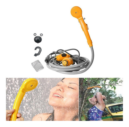 ^ Herramienta De Lavado Portátil De Ducha De Coche 12v -