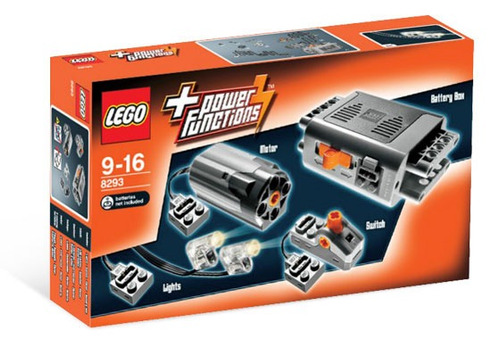 Lego Power Functions 8293 Set De Motor Y Luces Movimiento!