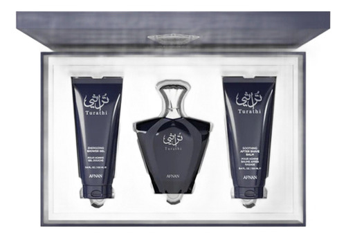 Set Afnan Turathi Blue Pour Homme 90ml Edp