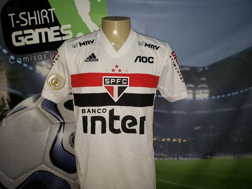 Camisa Do São Paulo Usada No Brasileiro 2019.