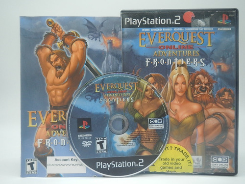 Everquest Online Adventure Frontiers Ps2 Gamers Code*
