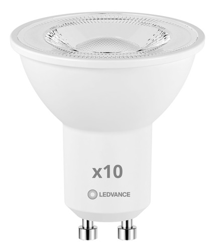 Caja X 10 Lámparas Led Dicroicas 6w Par 16 Ledvance Osram