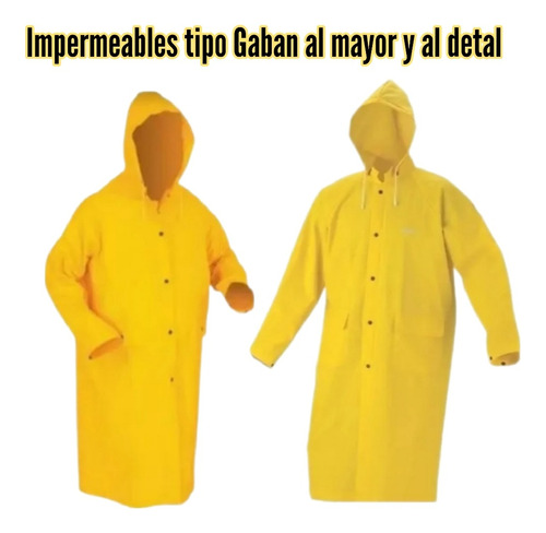 Impermeables Tipo Gaban De 300 Micras Al Mayor