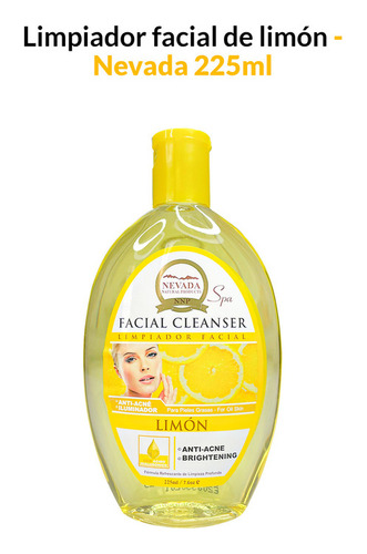 Limpiador Facial De Limon 225ml - Nevada