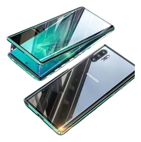 Funda De Cristal De Doble Cara Para Samsung, Protección