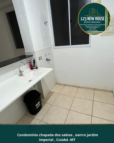 Apartamento Para Locação Com 02 Quartos Ar Condicionado E Guarda Roupa - Bairro Jardim Imperial Cuiabá Mt