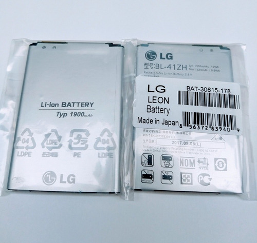 Pila Bateria LG Leon H340n Bl-41zh