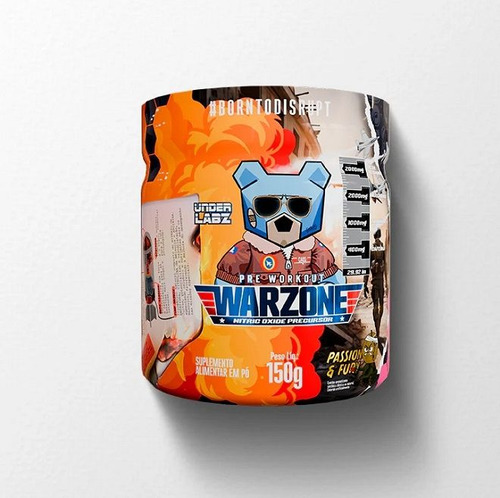 Warzone Pre Workout (150g) - Sabor: Passion E Fury Passion E Fury