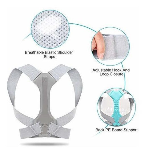 Posture Corrector Brace Back, Upper Back Brace Back Support