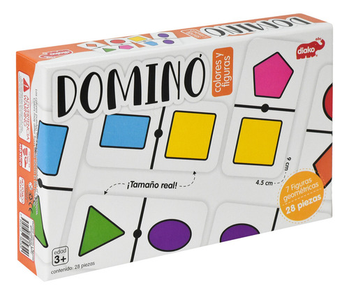 Domino Para Niños Con Figuras Y Colores Diako Abc