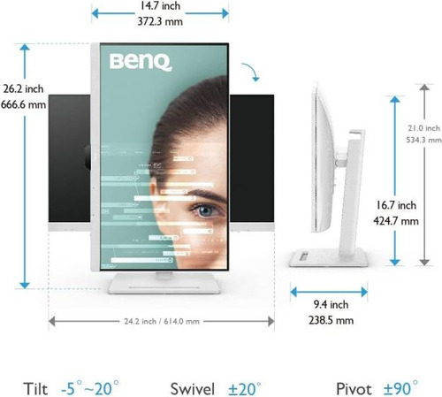 Monitor De Productividad Benq Gw2790qt 27 1440p | Ips| Tecno