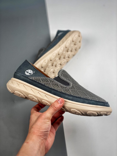 Calzado Ecco Zapatos Perezosos, Zapatos Casuales De Malla Y