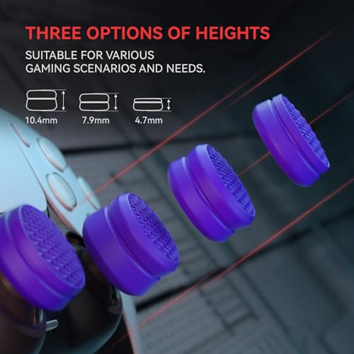 Pacote De Tampas Antiderrapantes Para Joystick Ps5/ps4/xbox