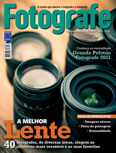 Revista Fotografe Melhor 299, de a Europa. Editora Europa Ltda., capa mole em português, 2021