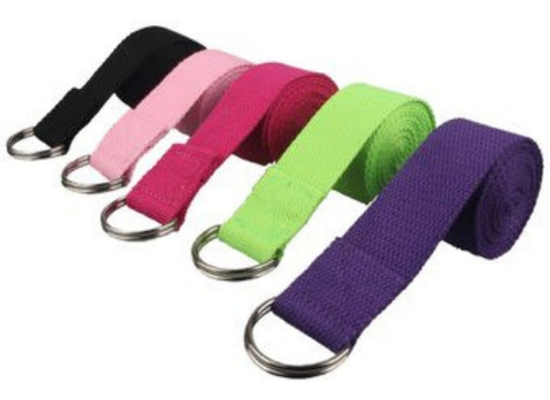 Cinto Cinturon Yoga Fitness Pilates Flexibilidad Strap 250cm