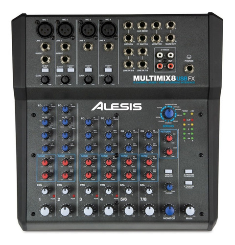 Alesis Multimix 8 Usb Fx - Mezclador