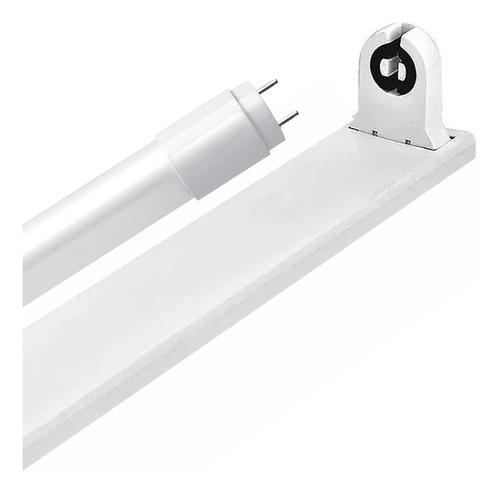 Pack 10 Liston C/ Tubo Led 18w 1.2 Mts Equiv 36w-40w