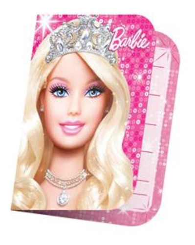 Convite De Aniversário Life Of Barbie - 8 Unidades - Regina 