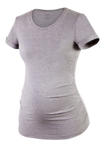 Camiseta Embarazada Premium, Pliegues Laterales Ohmamá