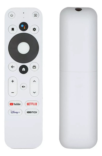 XTWE Control Remoto Compatible Con Onn Android Fhd 4k Uhd Streaming Stick Tv Box 100024646 100026240 Funcion De Voz Cor Branco