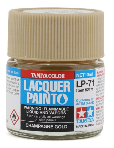 Tamiya Lacquer Paint 10ml Champagne Gold By Tamiya # Lp71
