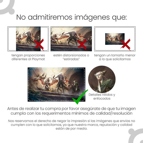 Playmat Personalizado Para Tcg (mtg, Digimon, Pokémon, Ygo)