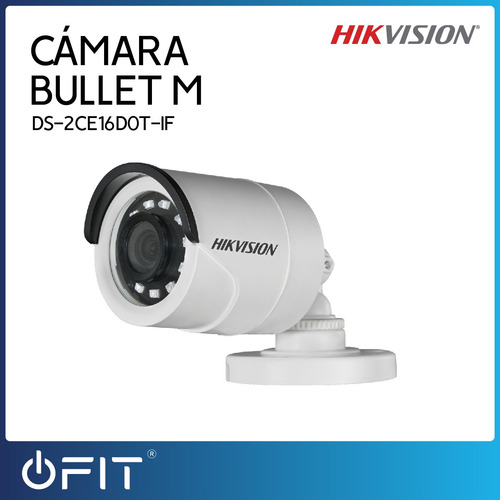 Imagen 2 de 10 de Camara Seguridad Hikvision Bullet Full Hd 1080p Metal