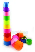 Comprar Combo X10 Torre Apilable Encastre Juego Didáctico X Mayor Ap