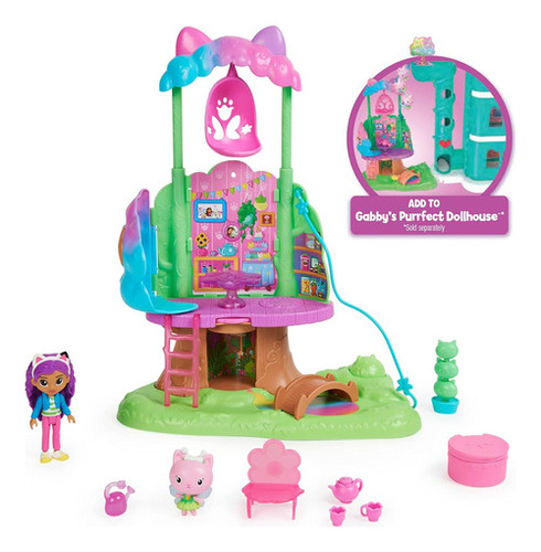 Playset Gabby's Dollhouse Kitty Fairy's Casa Del Árbol