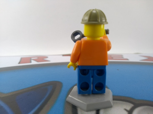 Lego Operário Chave Brinquedo Bloco