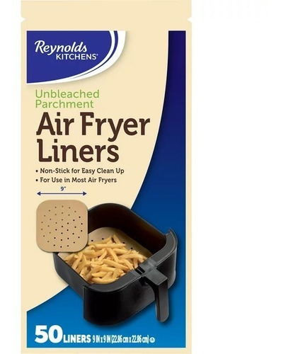 Reynolds Kitchens Unbleached Parchment Air Fryer 50 Liners